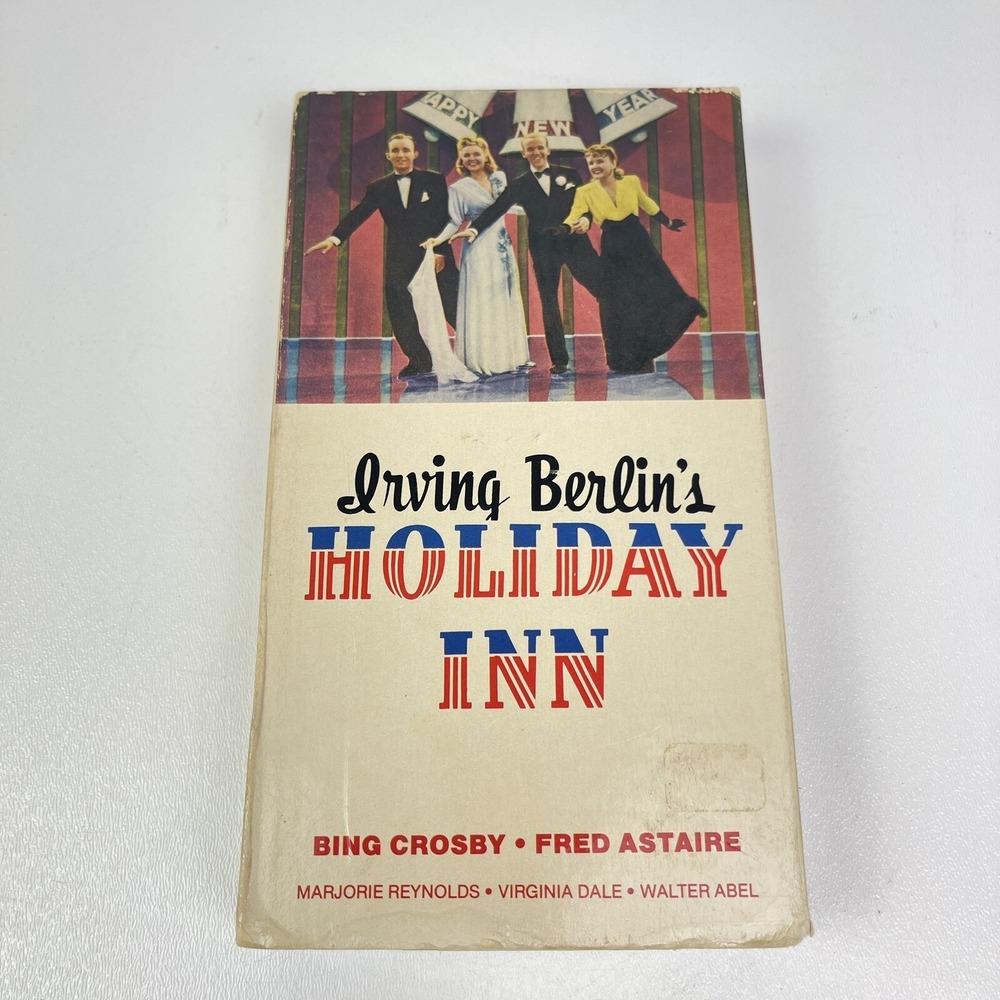 Holiday Inn VHS 1942 Irving Berlin Bing Crosby Fred Astaire Marjorie Reynolds